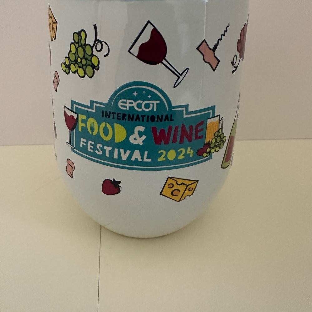 Disney Food & Wine Festival 2024 White Tumbler NWT